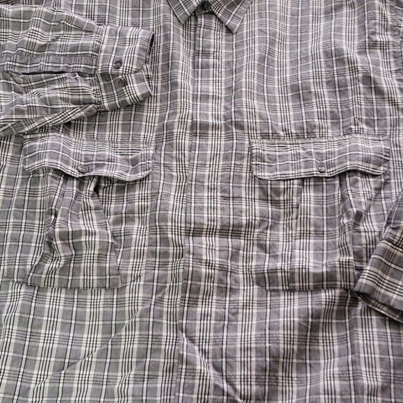 Mondo Mens Shirt XL/54 Cotton Viscose Plaid Italy - Picture 3 of 7